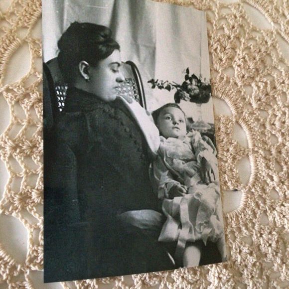 Post Mortem Death Photo Reprint Victorian Era Mother & Child - Picture 7 of 8